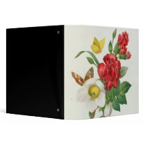 Christmas Rose, Helleborus niger Vinyl Binder