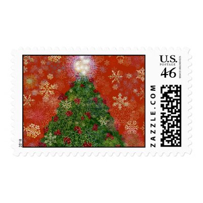 Christmas Rose Postage postage