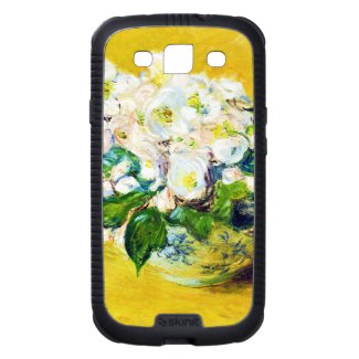 Christmas Roses Claude Monet flowers floral paint Samsung Galaxy S3 Covers