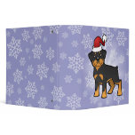 Christmas Rottweiler Binder