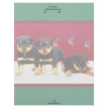 Christmas Rottweiler puppies Letterhead