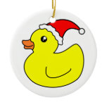 Christmas Rubber Duck Ornament ornaments
