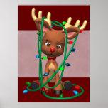 Christmas Rudolph the Red Nosed Reindeer Holiday P Poster