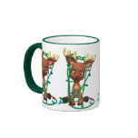 Christmas Rudolph the Red Nosed Reindeer Coffee Mugs