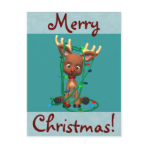 Christmas Rudolph the Red Nosed Reindeer Postcards