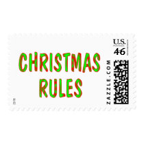 CHRISTMAS RULES stamps