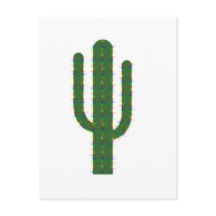 Christmas Saguaro Postcard