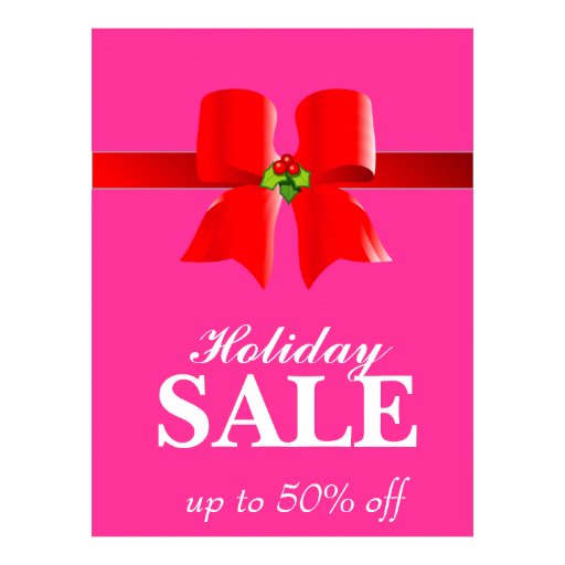 christmas sale poster holiday gift bow red pink zazzle christmas sale poster holiday gift bow red pink zazzle