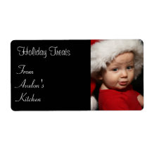 Christmas Santa Baby 2 Kitchen Treat Baking Label