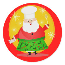 Christmas Santa Baking stickers by jamiecreates1 Christmas Santa Baking stickers