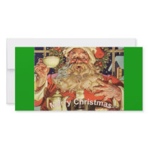 Christmas Santa Claus photo cards by HolidayHeaven Christmas Santa Claus photo cards