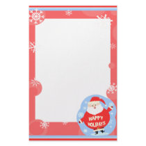 Christmas Santa Claus Stationery by jamiecreates1 Christmas Santa Claus Stationery