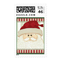 Christmas Santa postage stamp