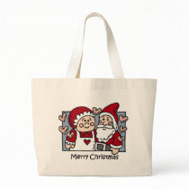 Christmas Santa totebag by tshirtfun Christmas Santa totebag