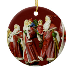Christmas Santas Saint Nick Holiday Gifts Christmas Tree Ornament