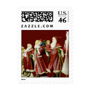 Christmas Santas Saint Nick Holiday Gifts Stamps