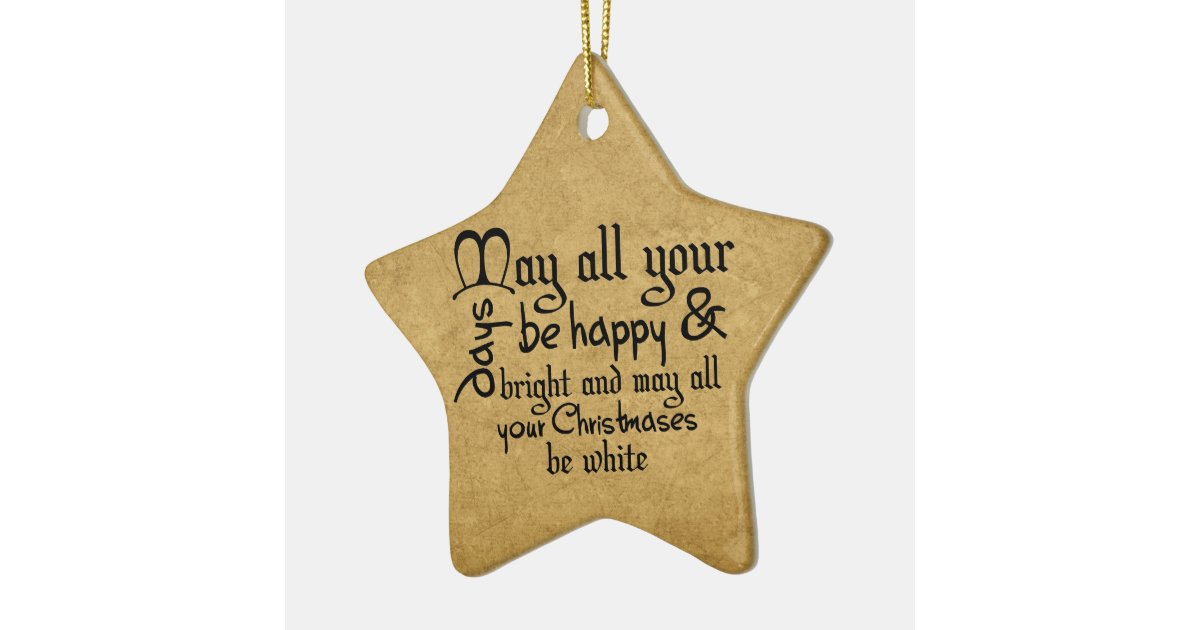 Christmas Saying Tree Star Ornament Zazzle