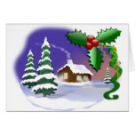Christmas Scene Greeting Cards