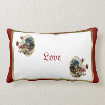 Christmas Scene Love Pillow
