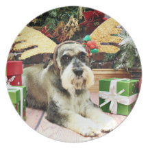 Christmas - Schnauzer - Apache Plates