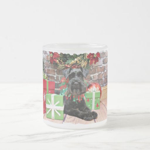 Christmas - Schnauzer - Fergie Coffee Mugs