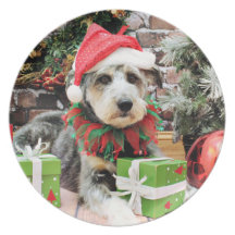 Christmas - Schnauzer X - Rocky Plates