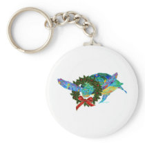 Christmas Sea Turtle Key Chains