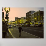 Christmas Season in Georgetown-Washington, DC Poster
