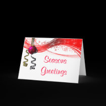Christmas, Seasons Greetings card template