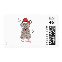Christmas Sharpei Dog Postage Stamps
