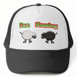 Christmas Sheep Baa Humbug Design Mesh Hats