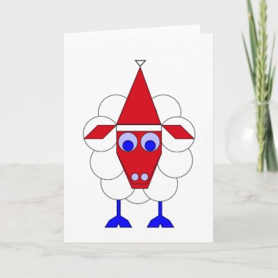 Christmas Sheep cards