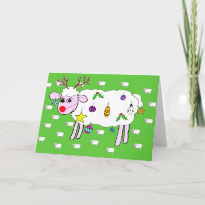 Christmas Sheep cards