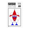 Christmas Sheep postage
