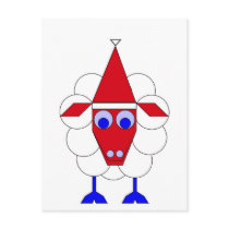 Christmas Sheep postcards by lonvig Christmas Sheep postcards