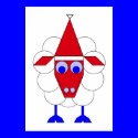 Christmas Sheep posters