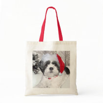 Christmas Shih Tzu bags