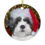 Christmas Shih Tzu Dog Christmas Tree Ornament