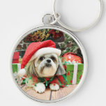 Christmas - Shih Tzu - Gizmo Key Chains
