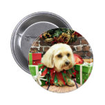 Christmas - Shih Tzu - Gizmo Pinback Buttons