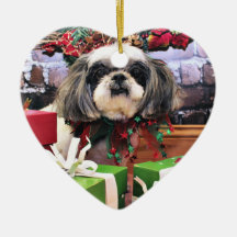 Christmas - ShihPoo - Annabelle Christmas Ornaments