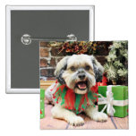 Christmas - ShihPoo - Gizmo Button