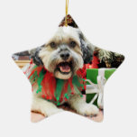 Christmas - ShihPoo - Gizmo Christmas Tree Ornament