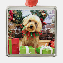 Christmas - ShihPoo - Twix Ornament