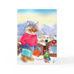 Christmas Shopaholics greeting card