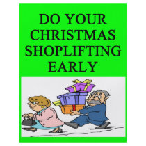CHRISTMAS shoplifting joke flyers by jimhartley CHRISTMAS shoplifting joke flyers