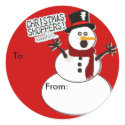 Christmas Shoppers! stickers