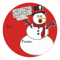 Christmas Shoppers! stickers
