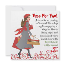 Christmas Shopping invitations by trennea Christmas Shopping invitations