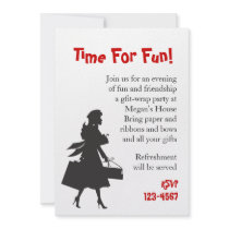 Christmas Shopping invitations